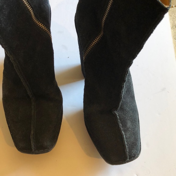 Michael Kors Platform Boots Booties 7 Suede heel - Picture 6 of 8